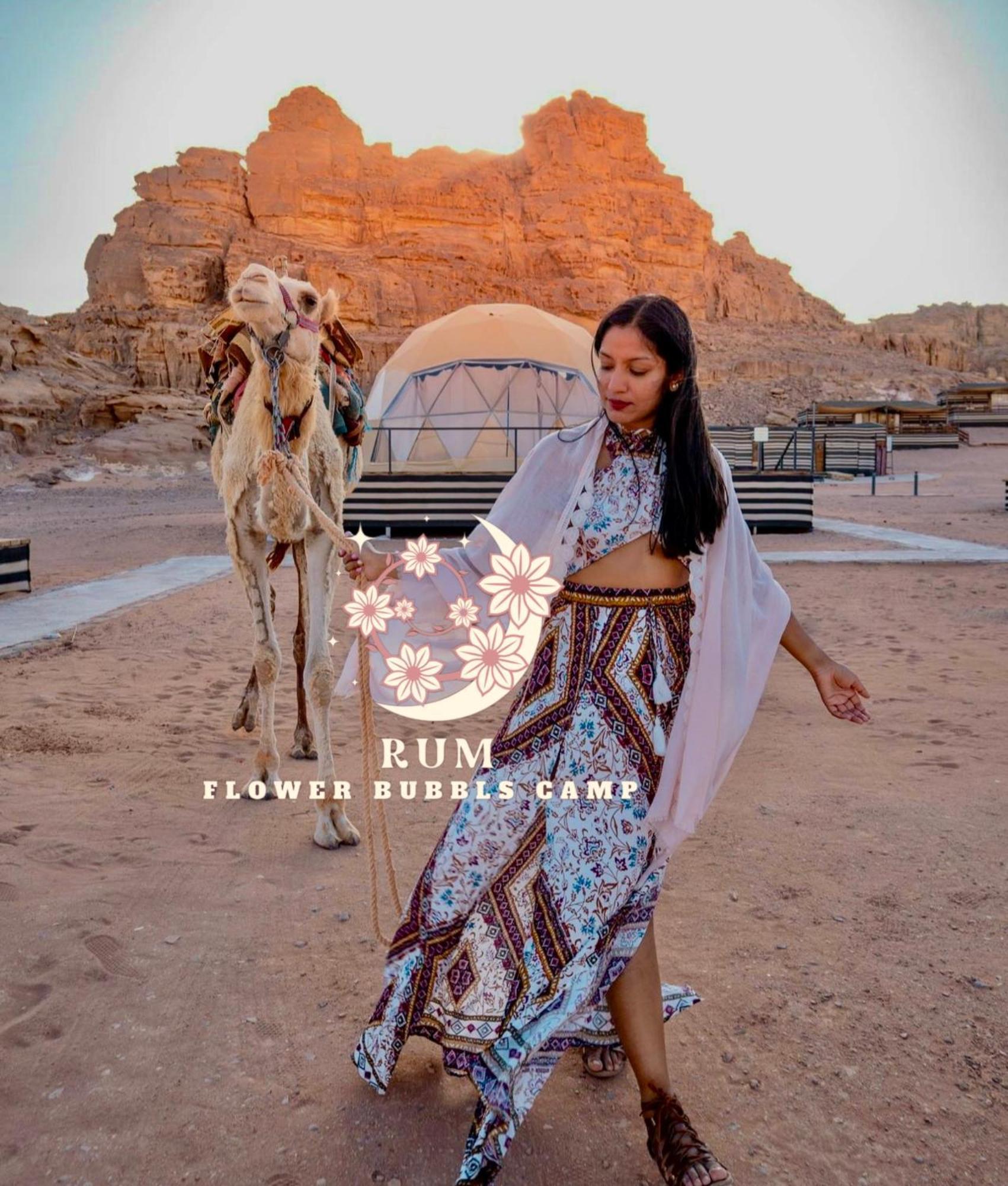Rum Flower Bubbles Luxury Camp Wadi Rum Ngoại thất bức ảnh