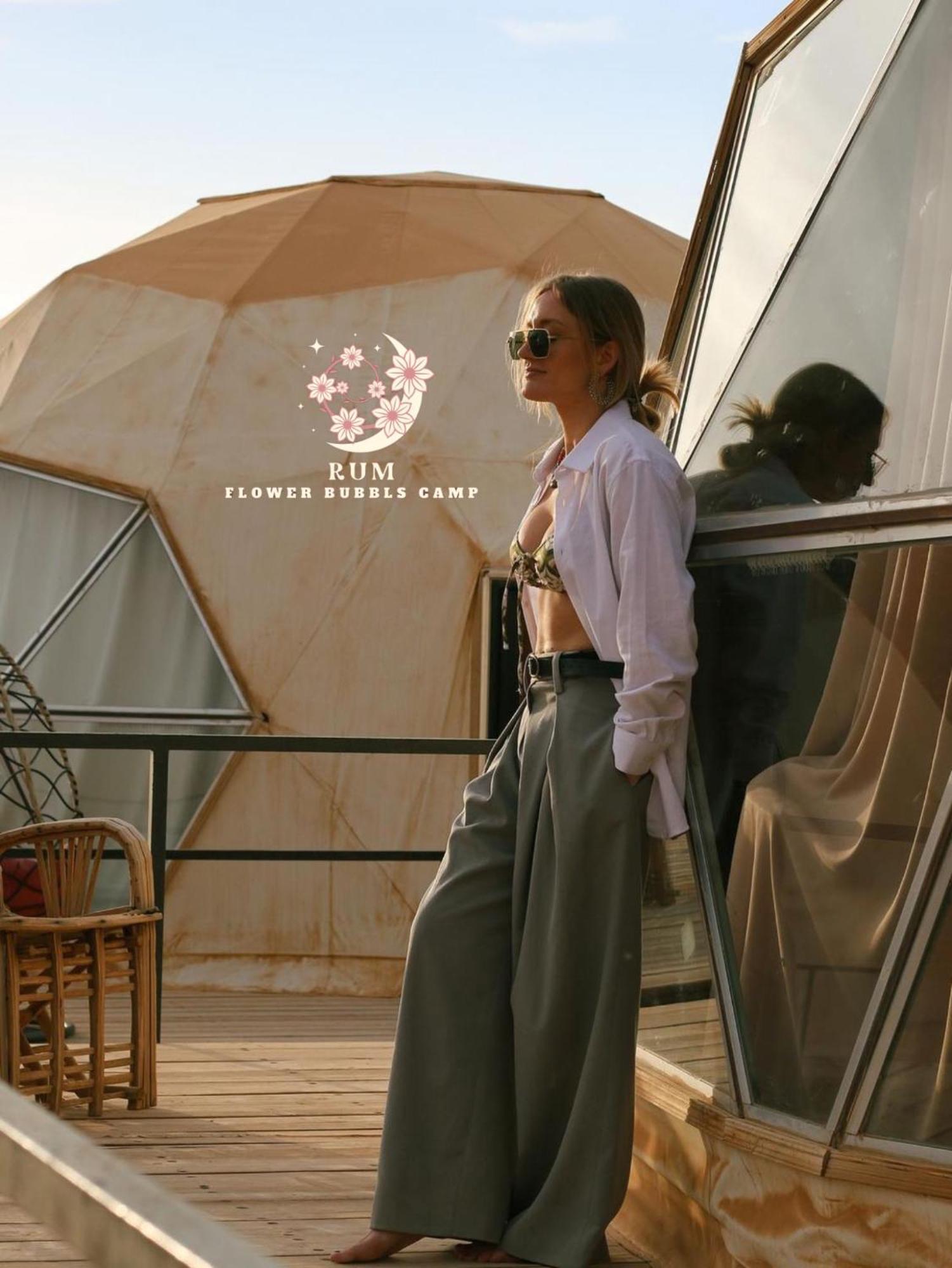Rum Flower Bubbles Luxury Camp Wadi Rum Ngoại thất bức ảnh